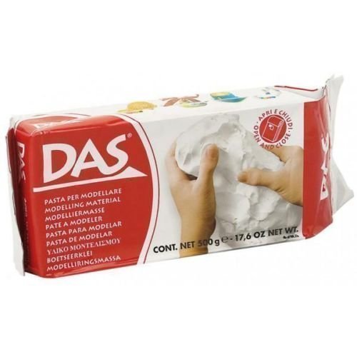 DAS-clay modeling paste air drying White 500g